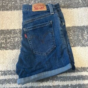 Levi's Blue Denim Jean Shorts
